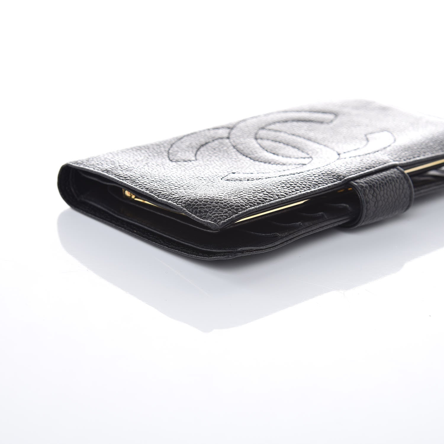 Chanel Caviar Timeless CC French Wallet Black 12 of 18