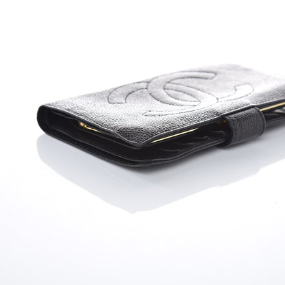 Chanel Caviar Timeless CC French Wallet Black 12 of 18
