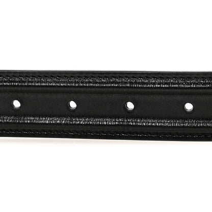 Gucci Calfskin Engraved Square G Buckle Belt 80 32 Black 3 of 6