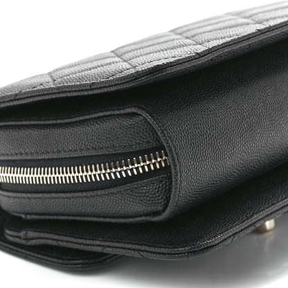 Chanel Caviar Quilted Like A Wallet Flap Black 9 of 10