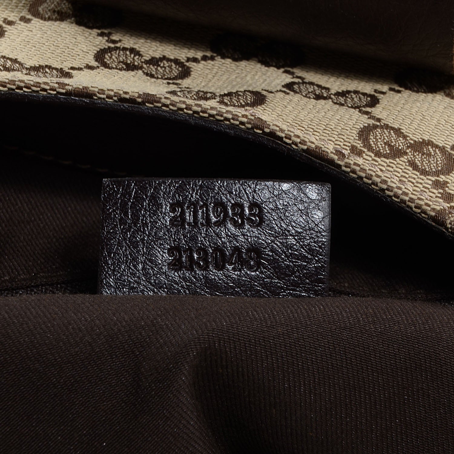 Gucci Monogram New Ladies Web Large Hobo Brown 7 of 8