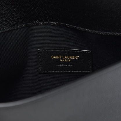 Saint Laurent Grain De Poudre Uptown Pouch Black 5 of 7