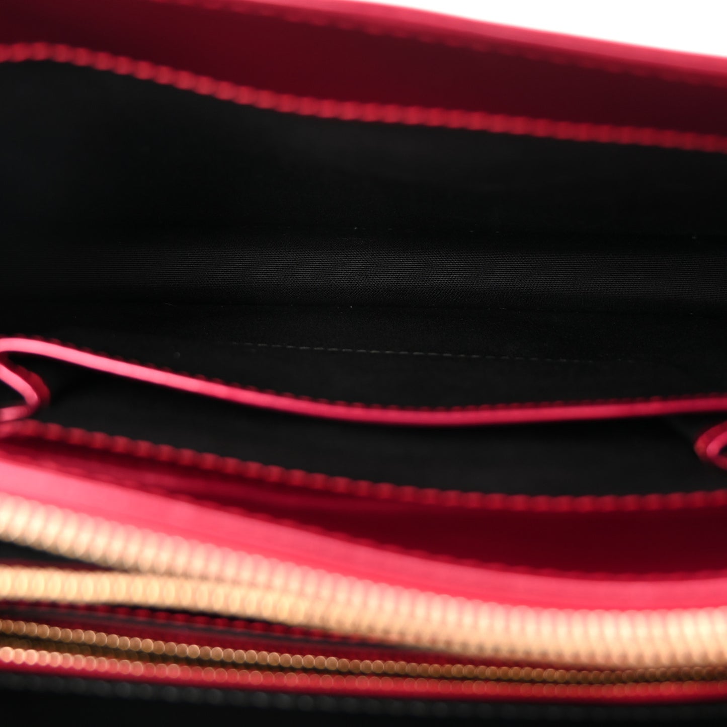 Metallic Calfskin Serpenti Forever Shoulder Bag Red