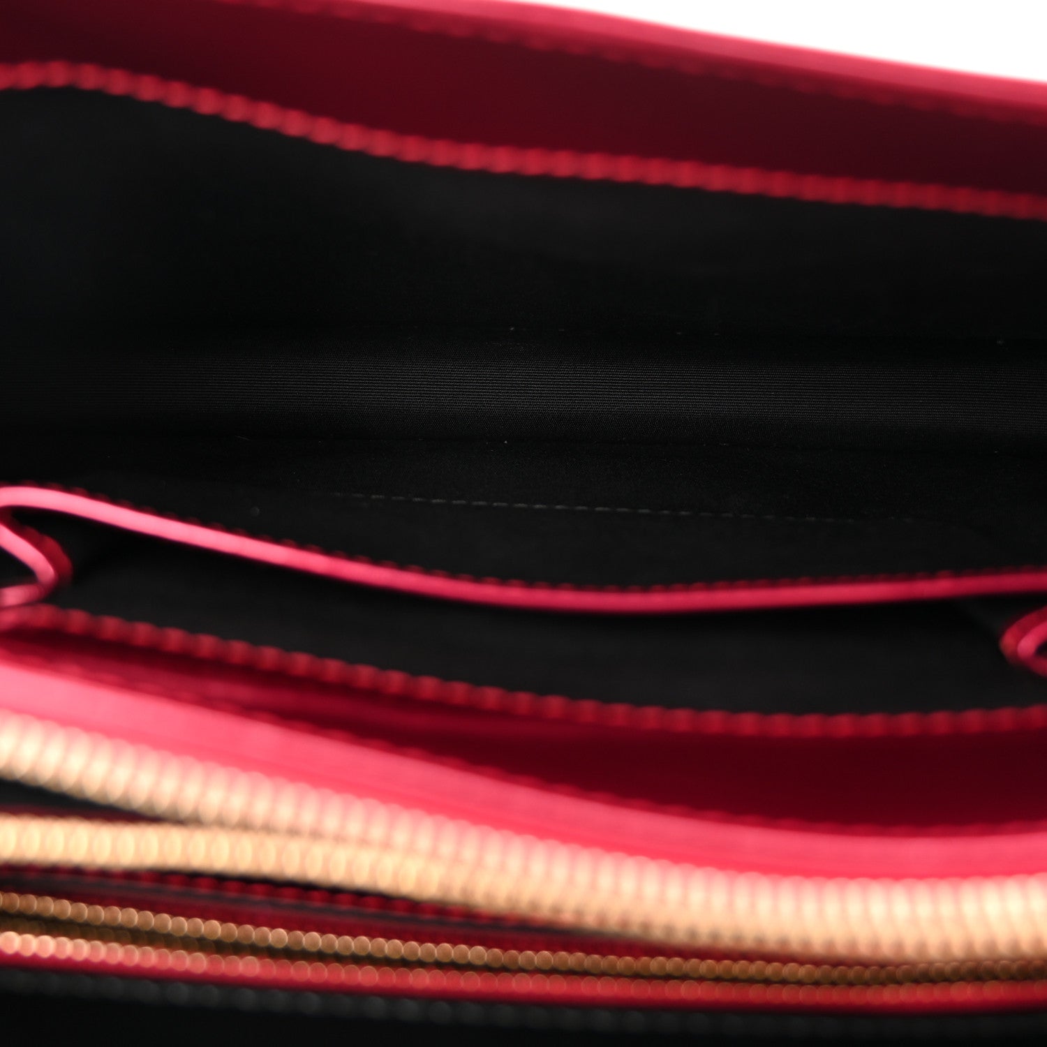 Bulgari Metallic Calfskin Serpenti Forever Shoulder Bag Red 6 of 10