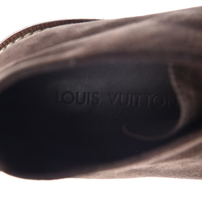 Louis Vuitton Mens Suede Brogues Boots 9.5 Brown 22 of 23