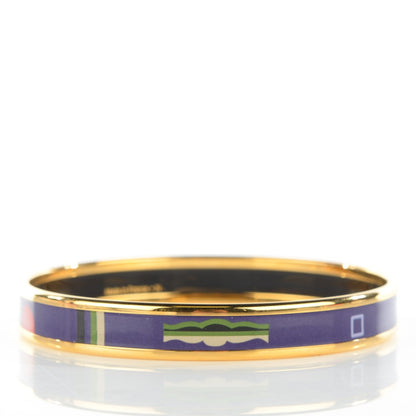 Hermes Enamel Printed Narrow Bracelet 65 3 of 6