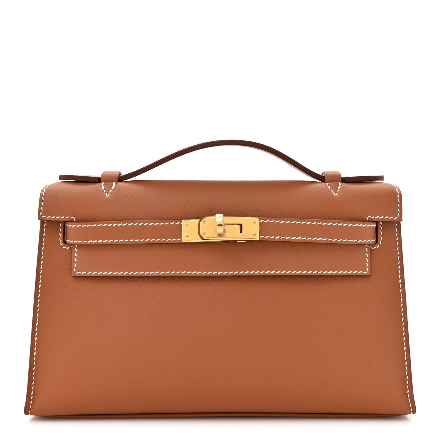 Swift Kelly Pochette Clutch Gold