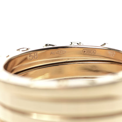 Bulgari 18K Yellow Gold B.Zero1 Four-Band Ring 58 8.25 5 of 7