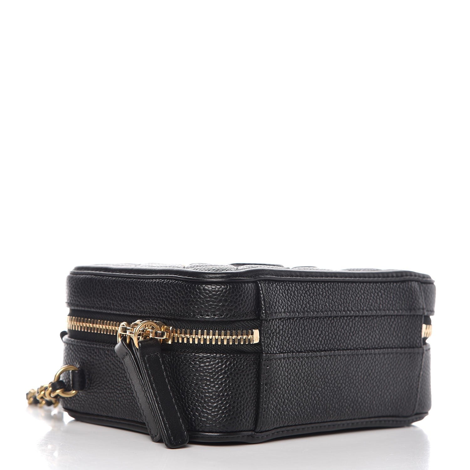 Chanel Caviar Quilted Small CC Filigree Vanity Case Black 4 of 8