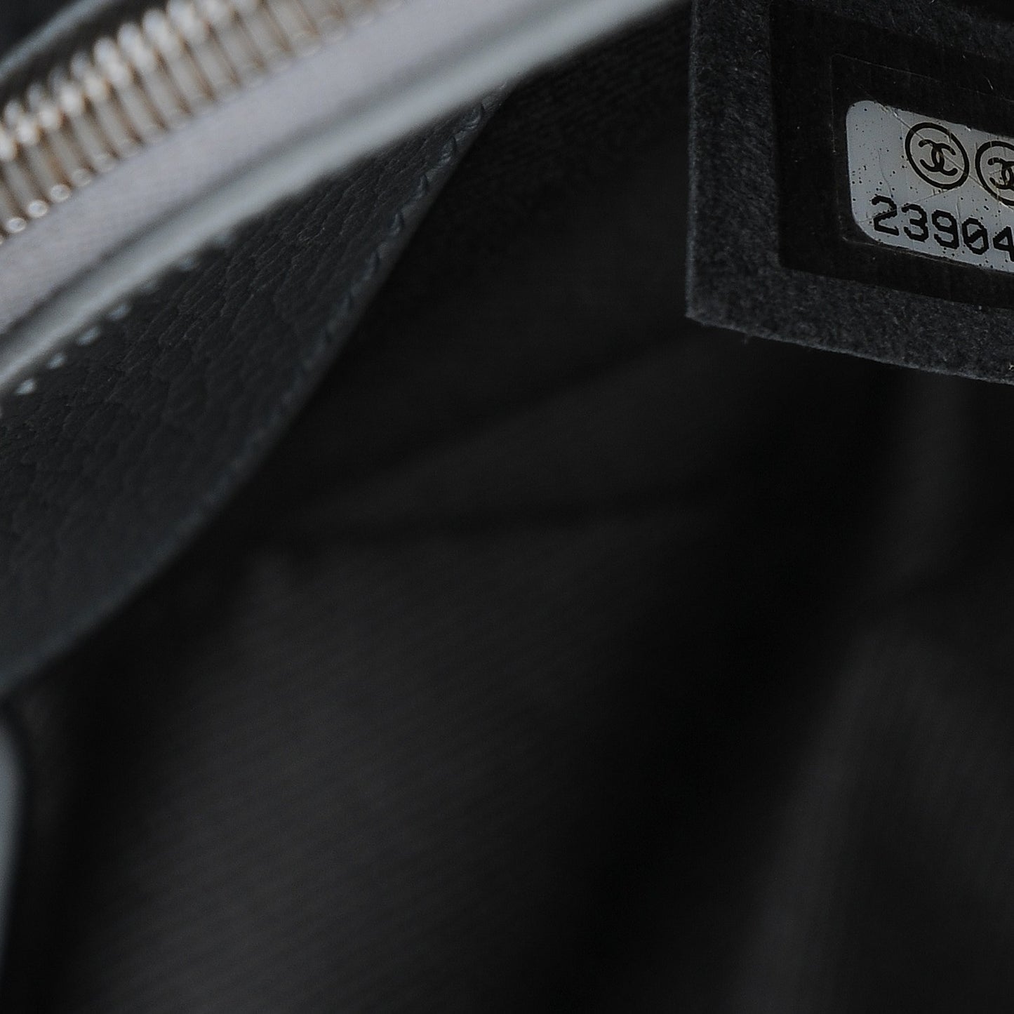 Grained Calfskin Small Neo Executive Shopper Tote Grey
