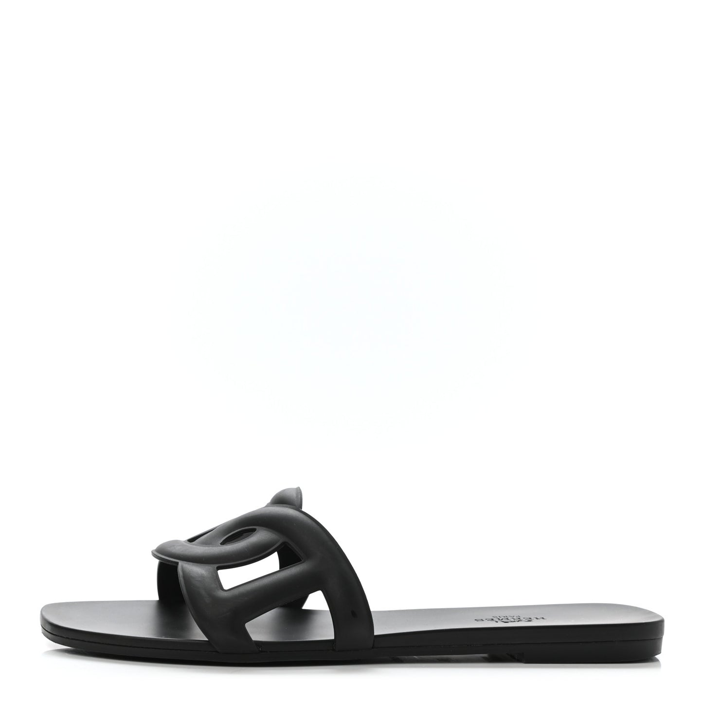 Rubber Aloha Sandals 39 Black