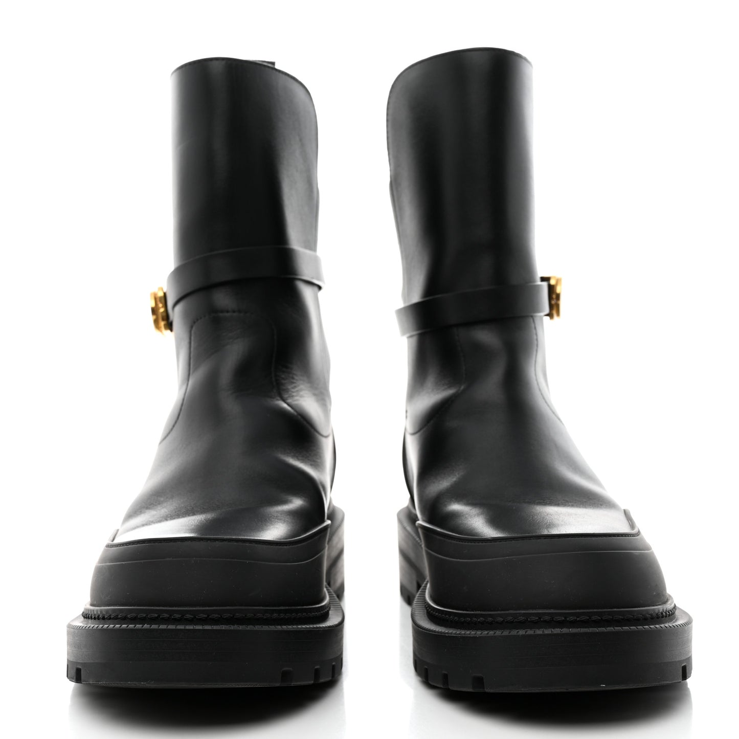 Calfskin Empreinte Ankle Boot 36.5 Black