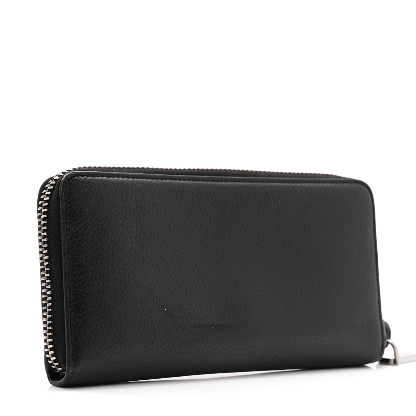 Calfskin Panettone Zip Around Wallet Loubi Red Black