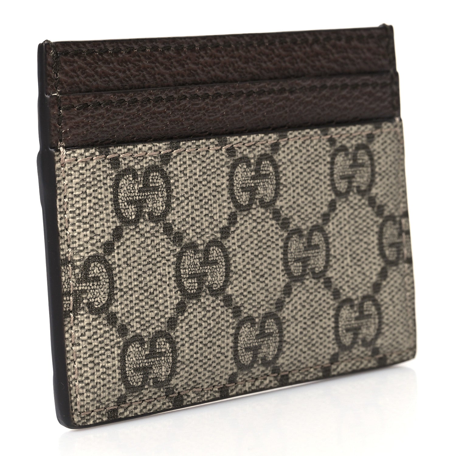 Gucci GG Supreme Monogram Ophidia Card Holder Brown 3 of 10