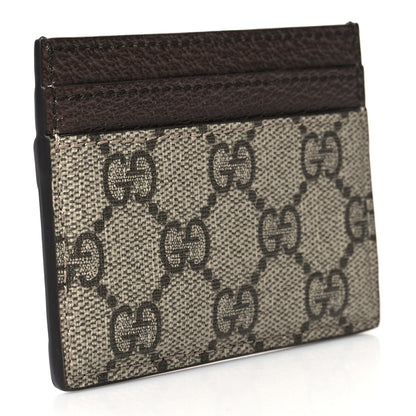 Gucci GG Supreme Monogram Ophidia Card Holder Brown 3 of 10