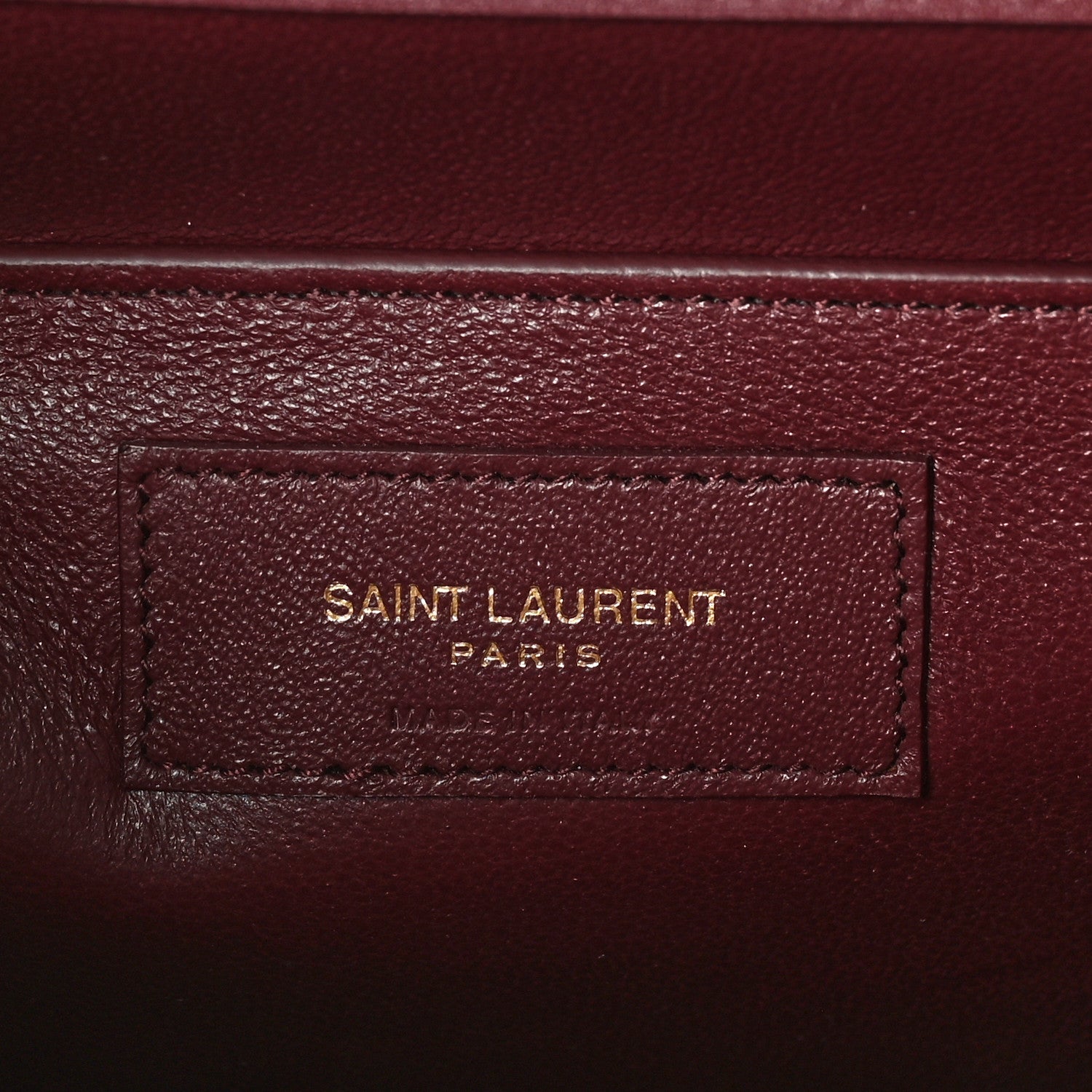 Saint Laurent Smooth Calfskin Manhattan Shoulder Bag Rouge Legion 6 of 11
