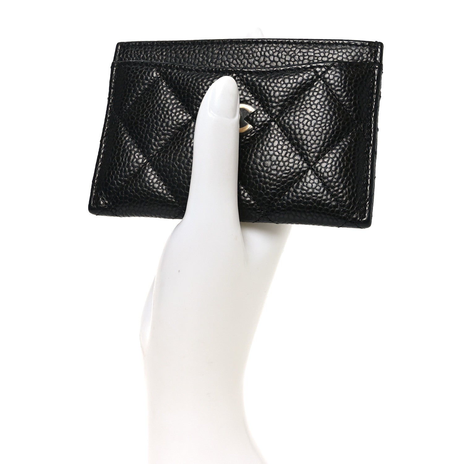 Chanel Caviar Quilted Card Holder Black 2 of 9