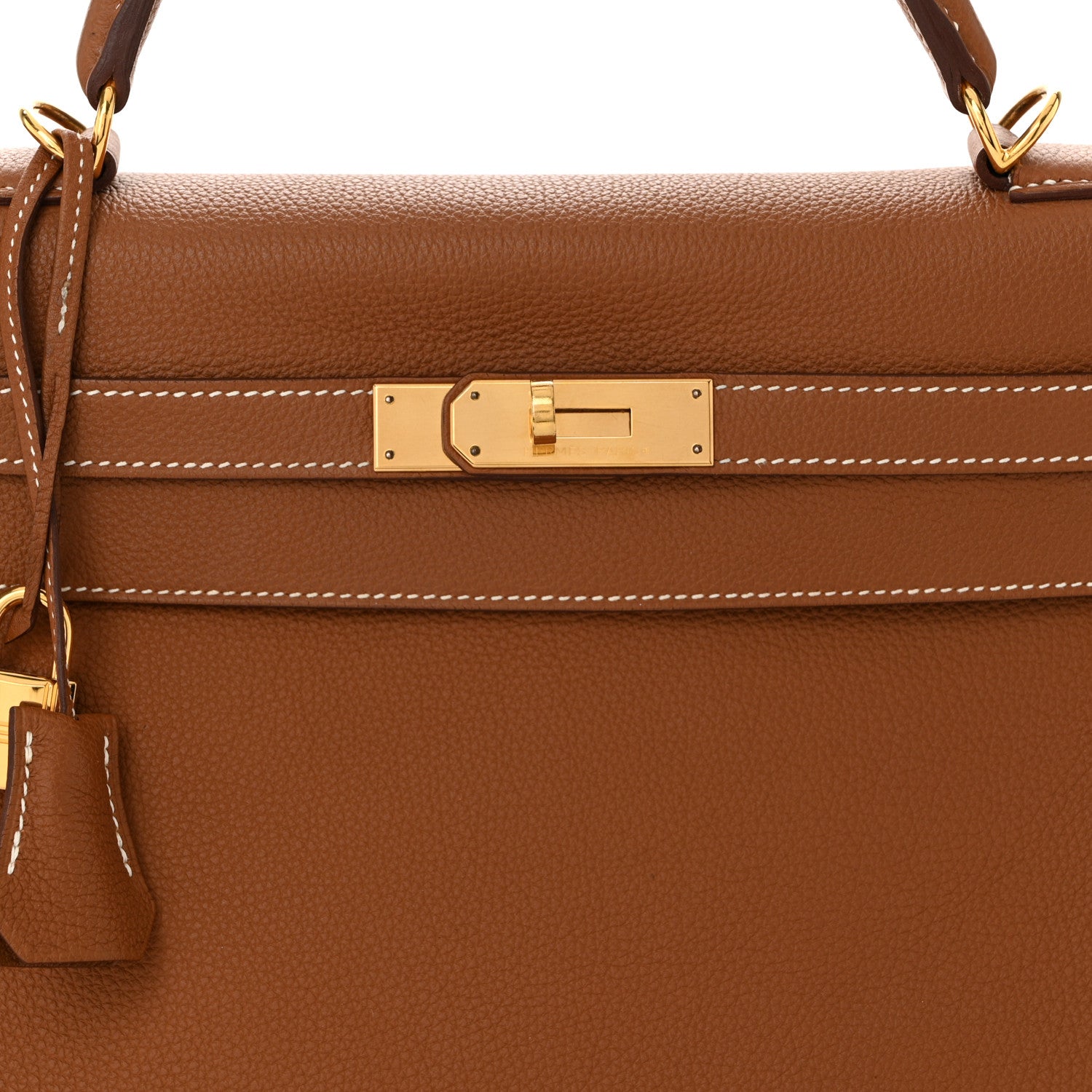 Hermes Togo Kelly Retourne 32 Gold 8 of 10