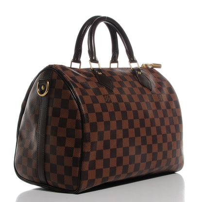 Louis Vuitton Damier Ebene Speedy Bandouliere 30 4 of 9