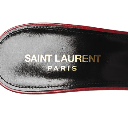Saint Laurent Lambskin Sexy 95mm Pumps 38.5 Opyum 38 Red 8 of 8
