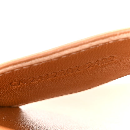 Hermes Nappa Ithea Espadrille Wedge Sandals 36 Naturel 9 of 10