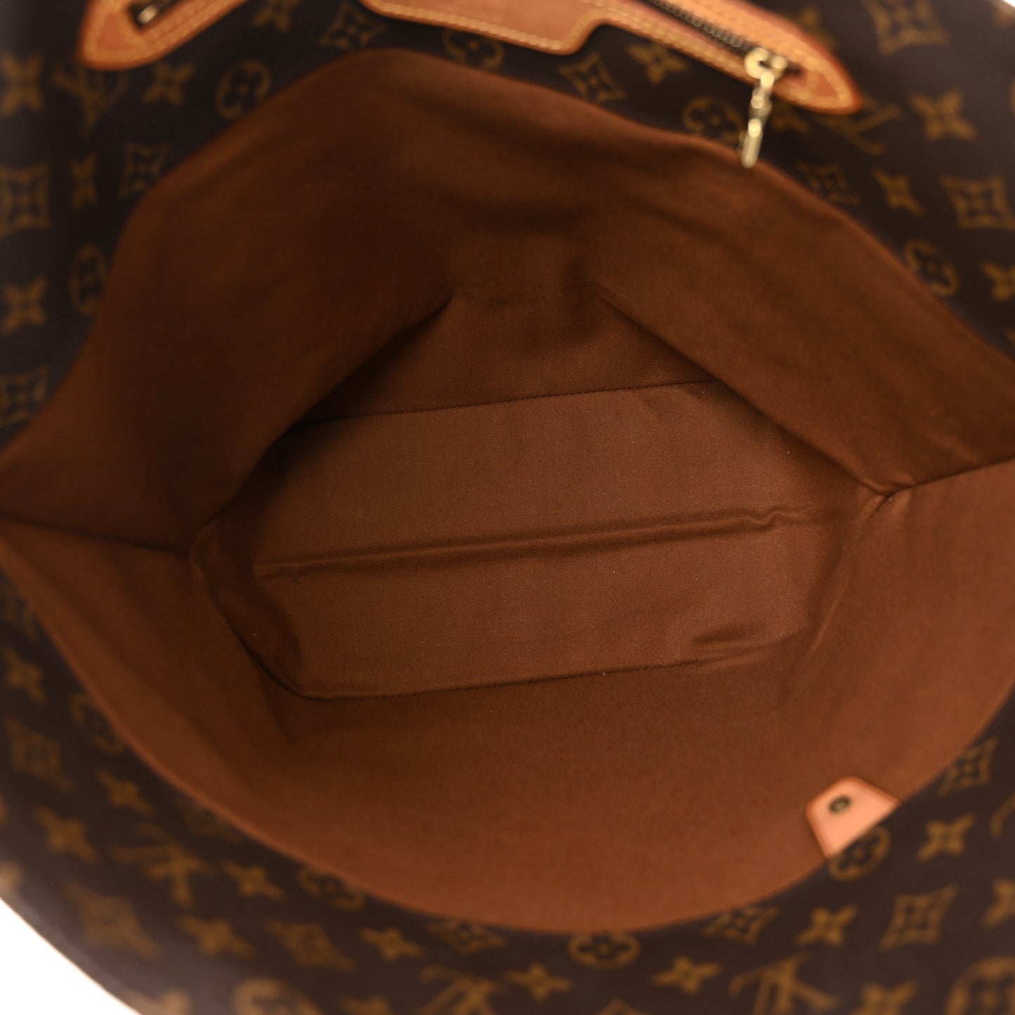 LOUIS VUITTON Monogram Sac Shopping Tote