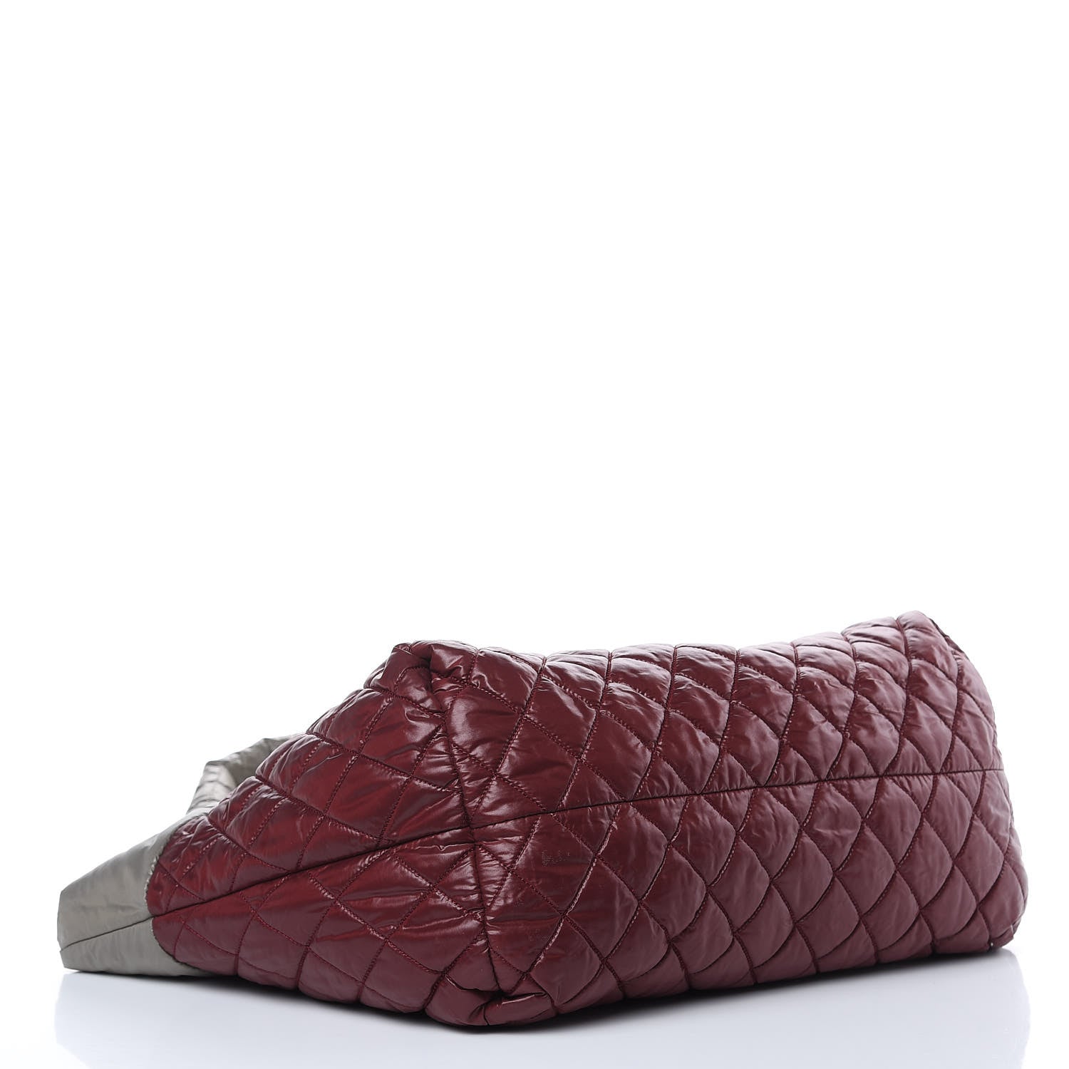 Chanel Nylon Quilted Medium Coco Cocoon Reversible Tote Grey 7 of 16