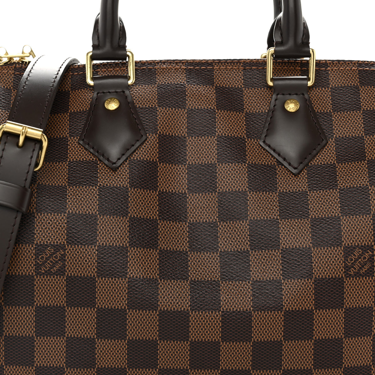 Louis Vuitton Damier Ebene Speedy Bandouliere 25 7 of 9