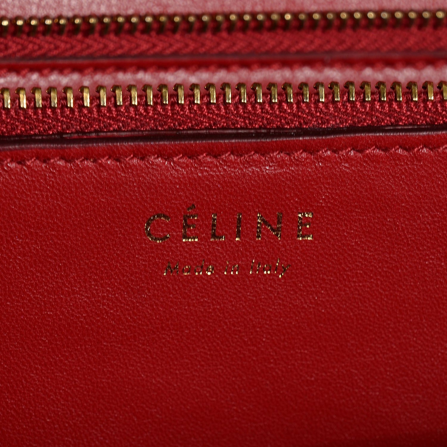 Celine Python Medium Classic Box Red 7 of 8