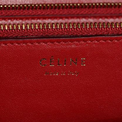 Celine Python Medium Classic Box Red 7 of 8