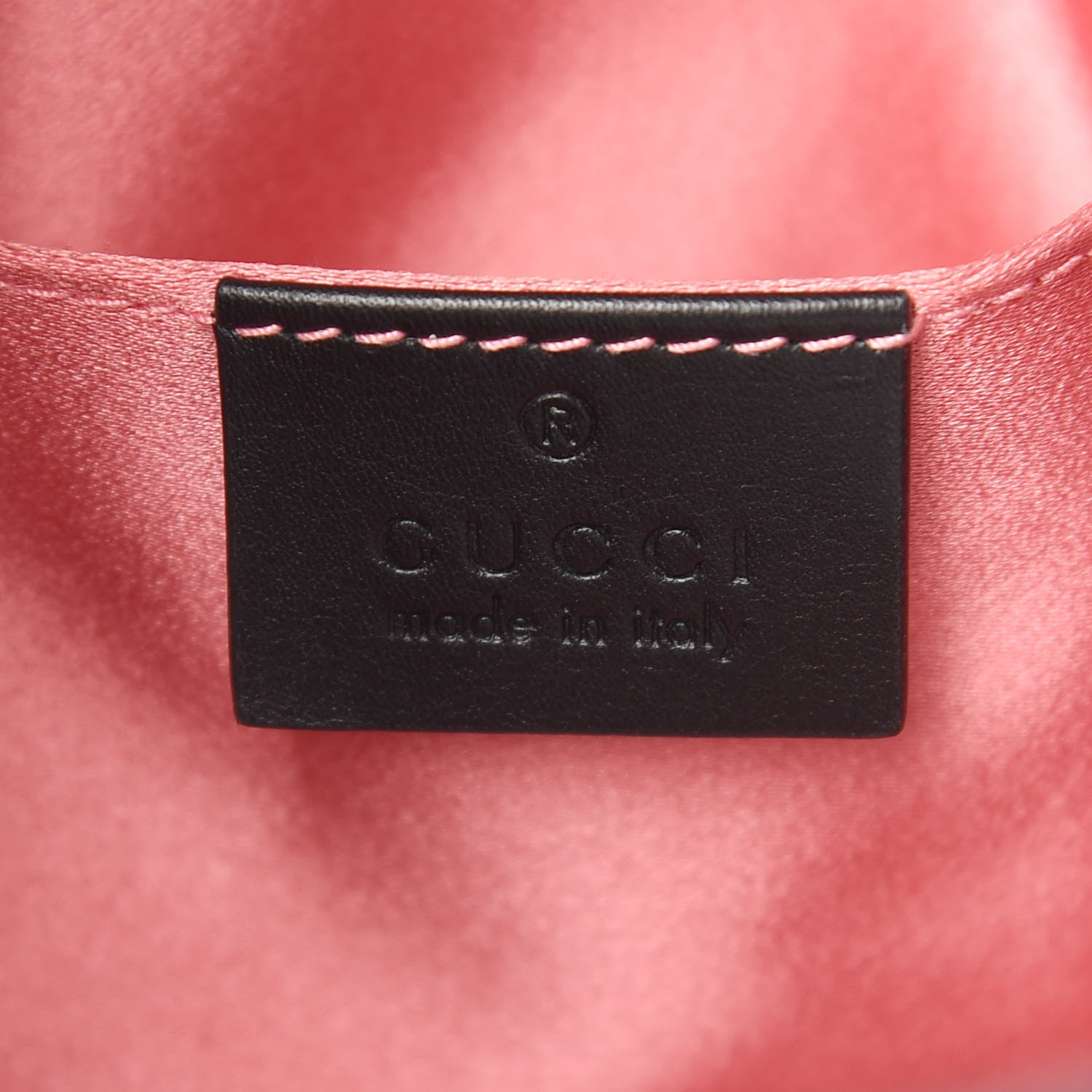 Gucci Velvet Matelasse GG Marmont Bucket Bag Black 6 of 9