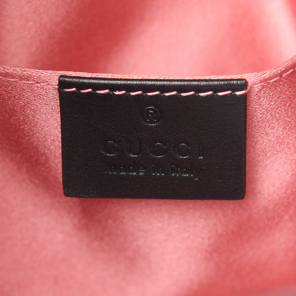 Gucci Velvet Matelasse GG Marmont Bucket Bag Black 6 of 9