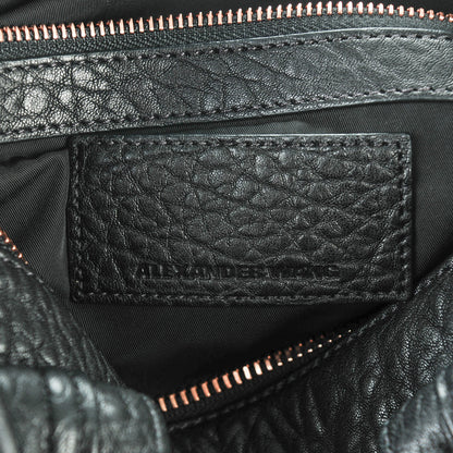 Alexander Wang Pebbled Lambskin Rocco Black Rose Gold Hardware 6 of 6