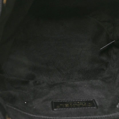 Chanel Caviar Deauville Drawstring Bucket Bag Black 5 of 10