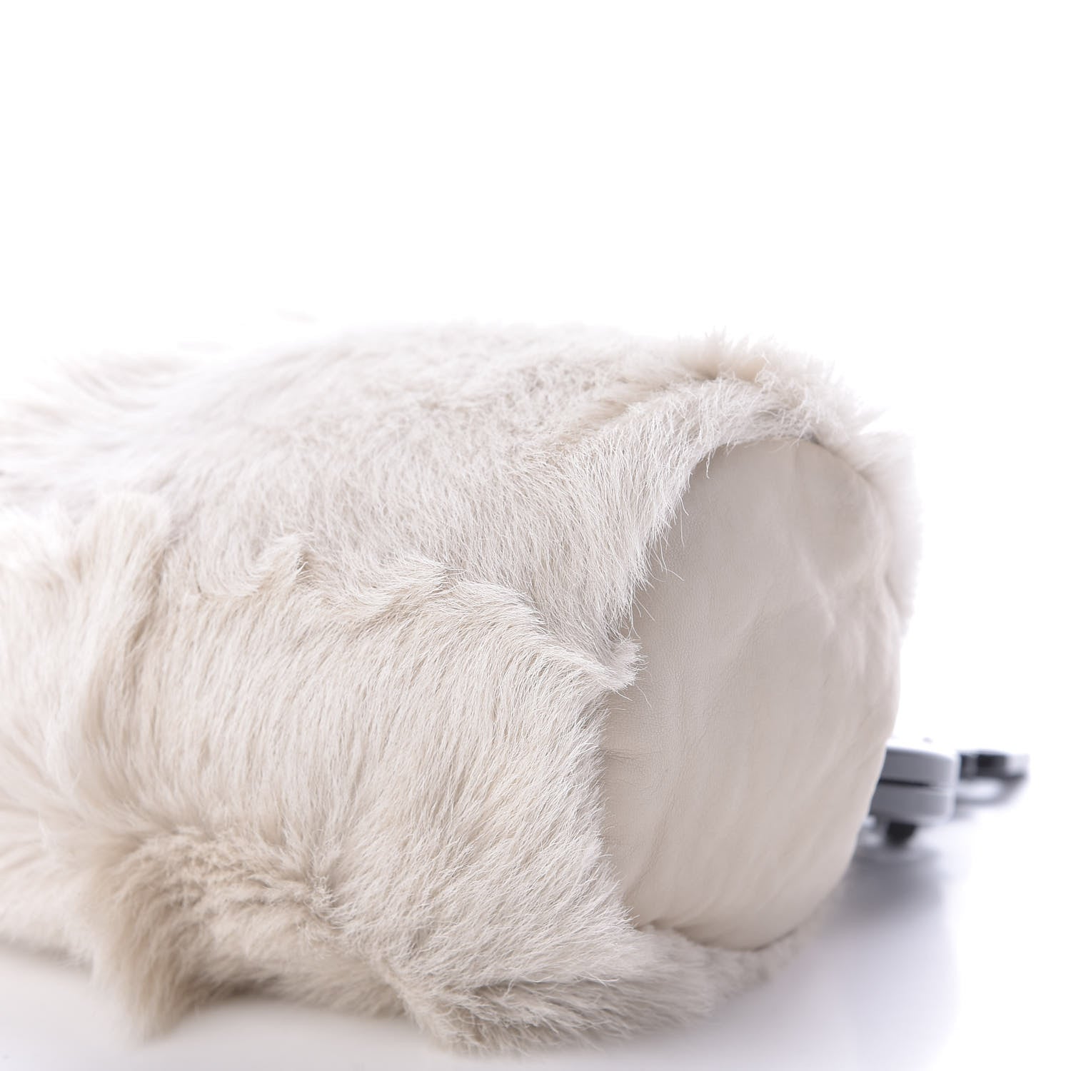 Chanel Rabbit Fur N°5 Frame Bag Beige 7 of 10
