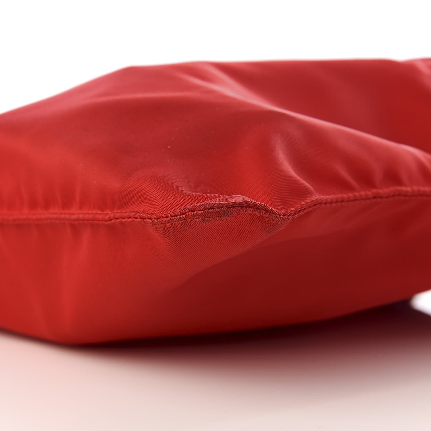 Prada Nylon Vela Saffiano Flat Messenger Bag Rosso 6 of 8