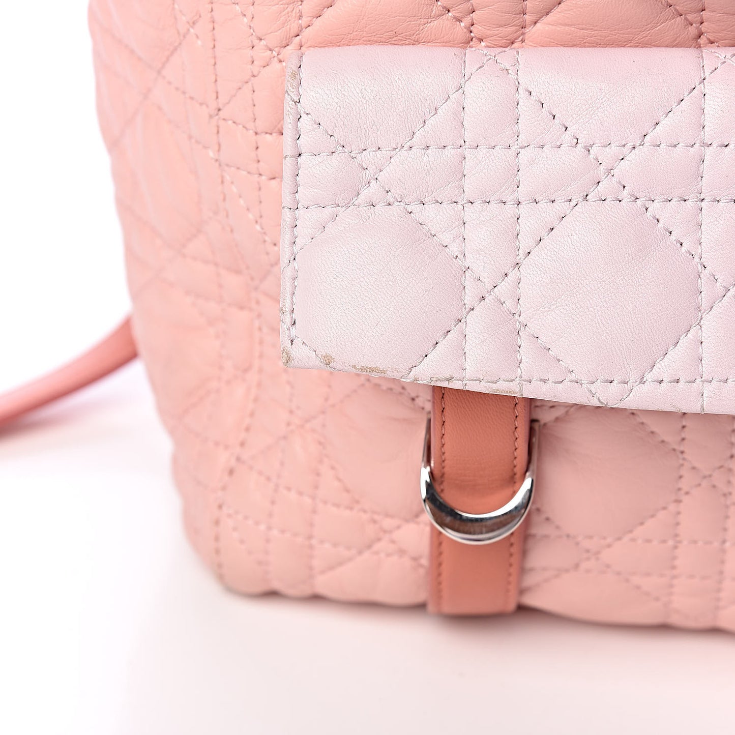 Lambskin Cannage Large Stardust Backpack Pink