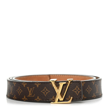 Louis Vuitton Monogram 25mm LV Initiales Belt 85 34 1 of 6
