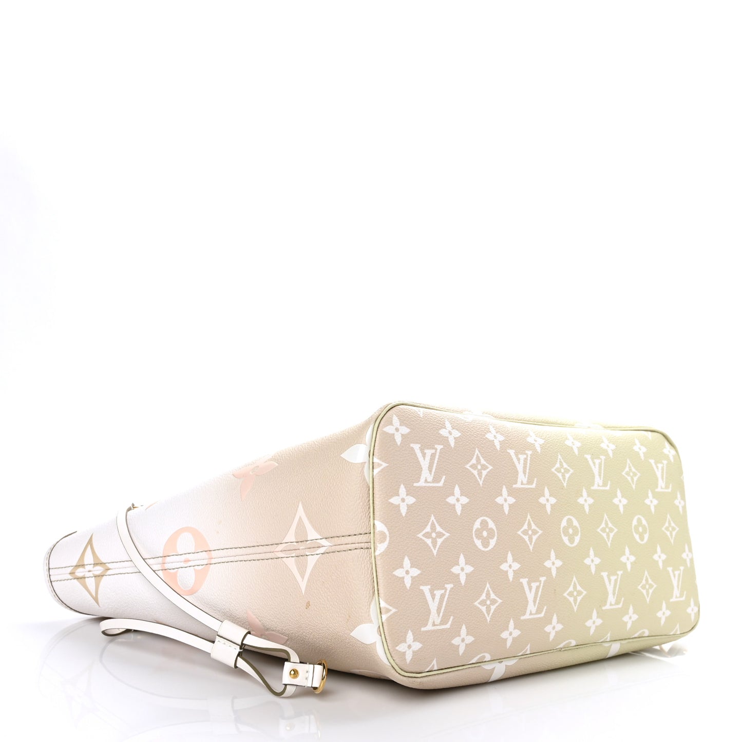 Monogram Giant Spring In The City Neverfull MM Sunset Kaki