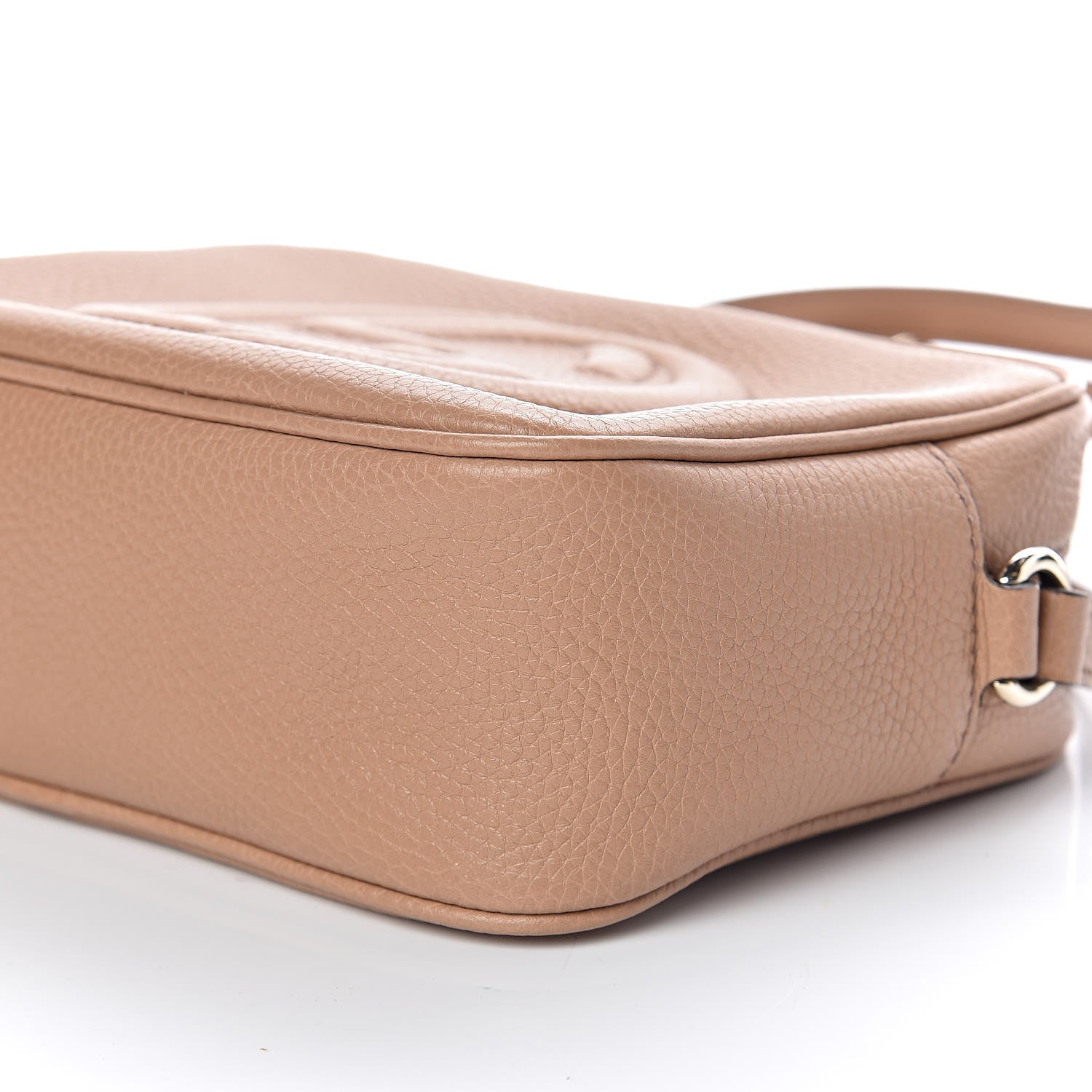 Gucci Pebbled Calfskin Small Soho Disco Bag Camelia 9 of 9