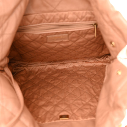 Chanel Shiny Calfskin Quilted Chanel 22 Camel 5 of 10