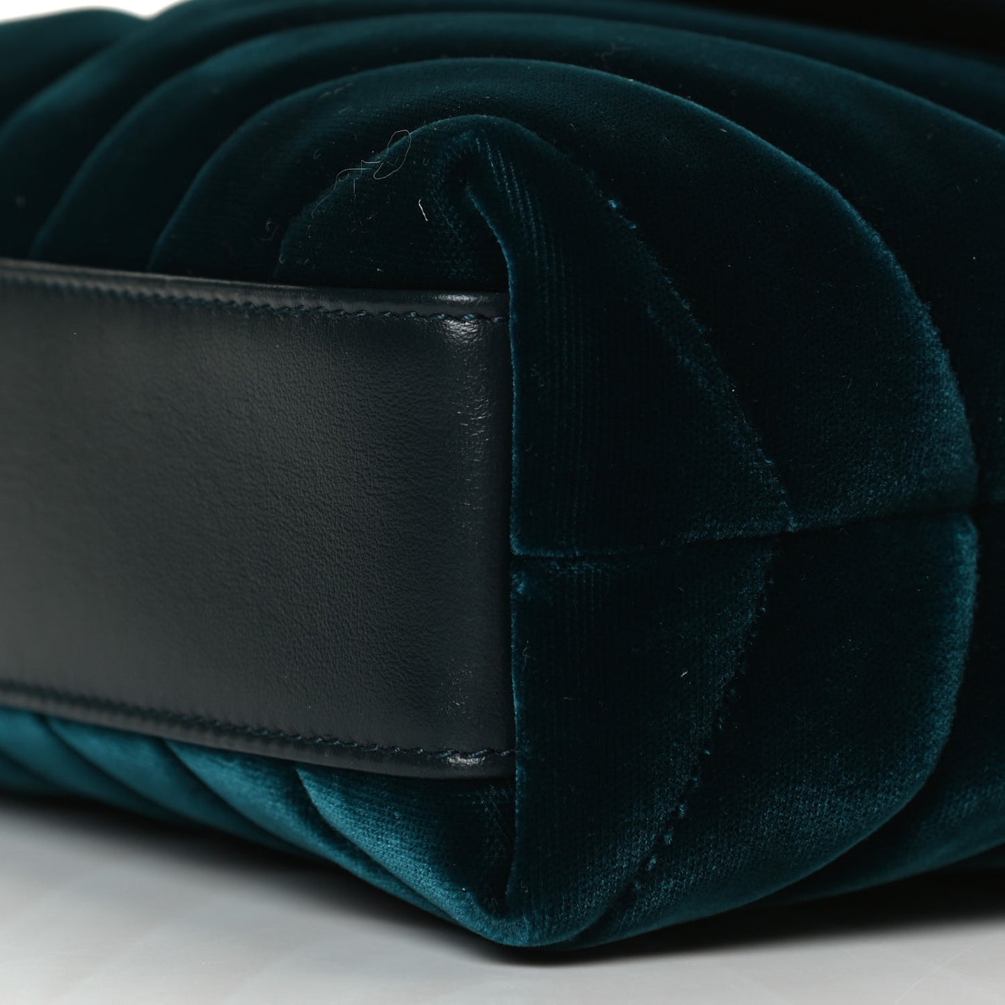 Velvet Y Quilted Monogram Toy Loulou Crossbody Bag Dark Ottanio