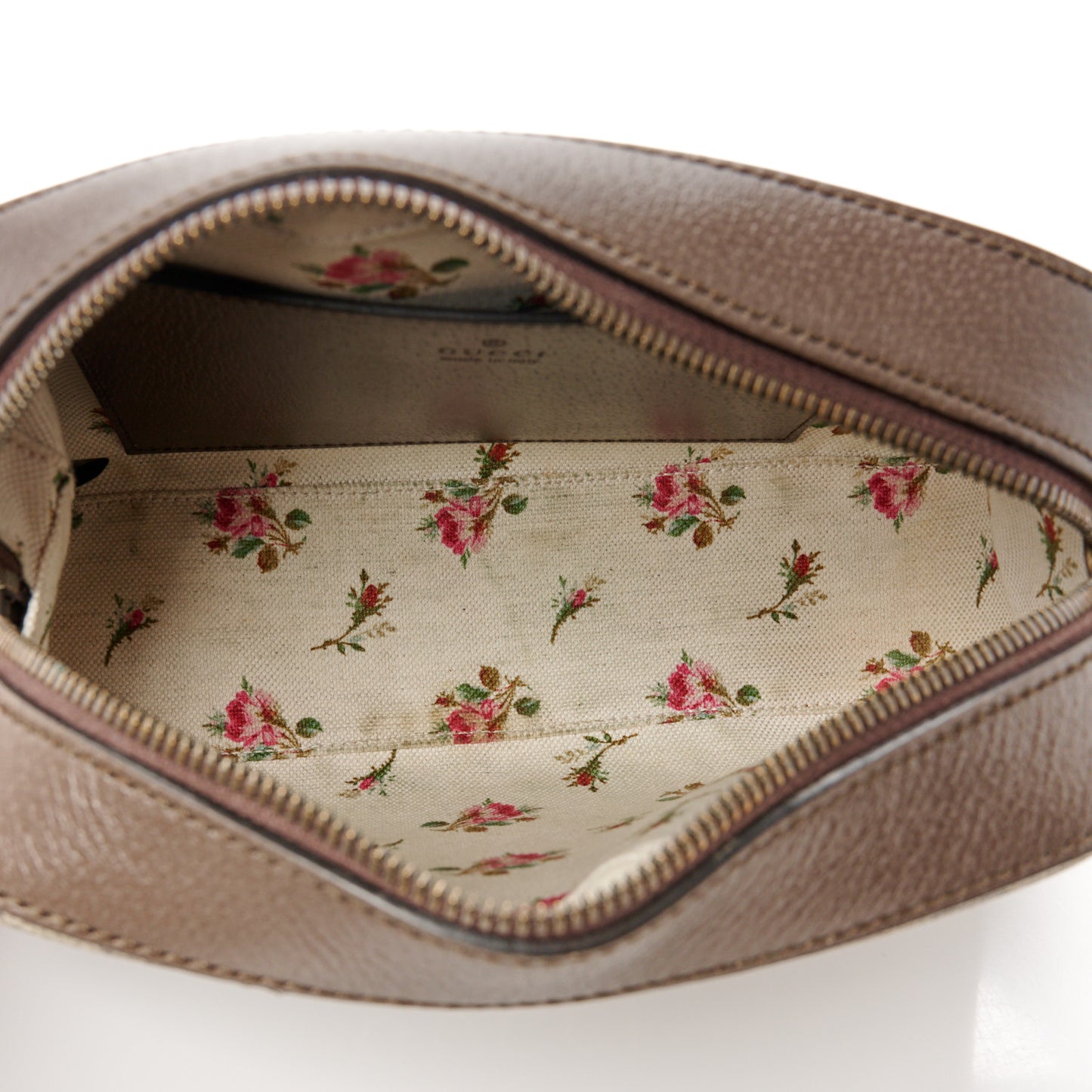 GG Supreme Monogram Web Neo Vintage Shoulder Bag Beige New Acero Crop