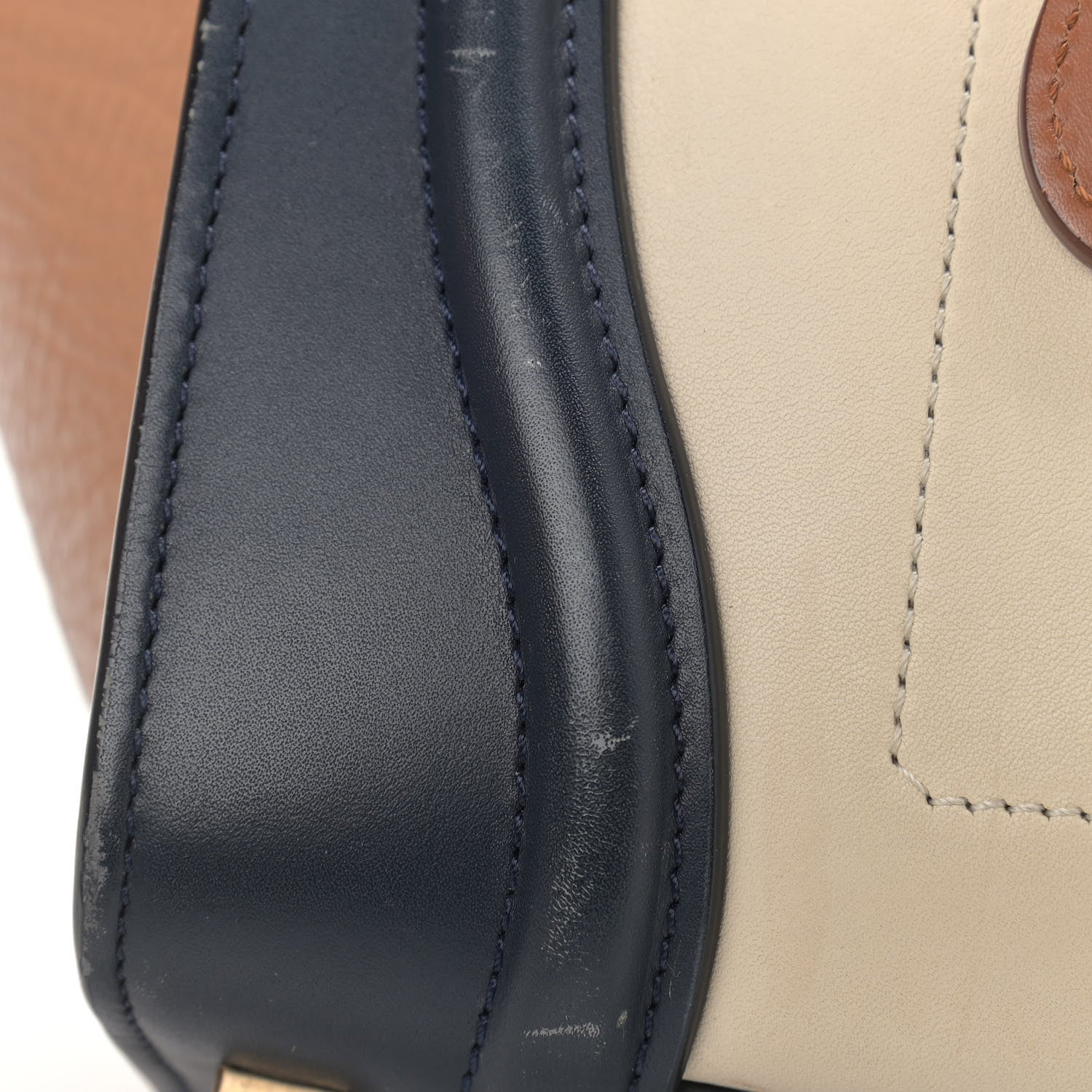 Celine Smooth Calfskin Bullhide Micro Tri-Color Luggage Brown 17 of 18