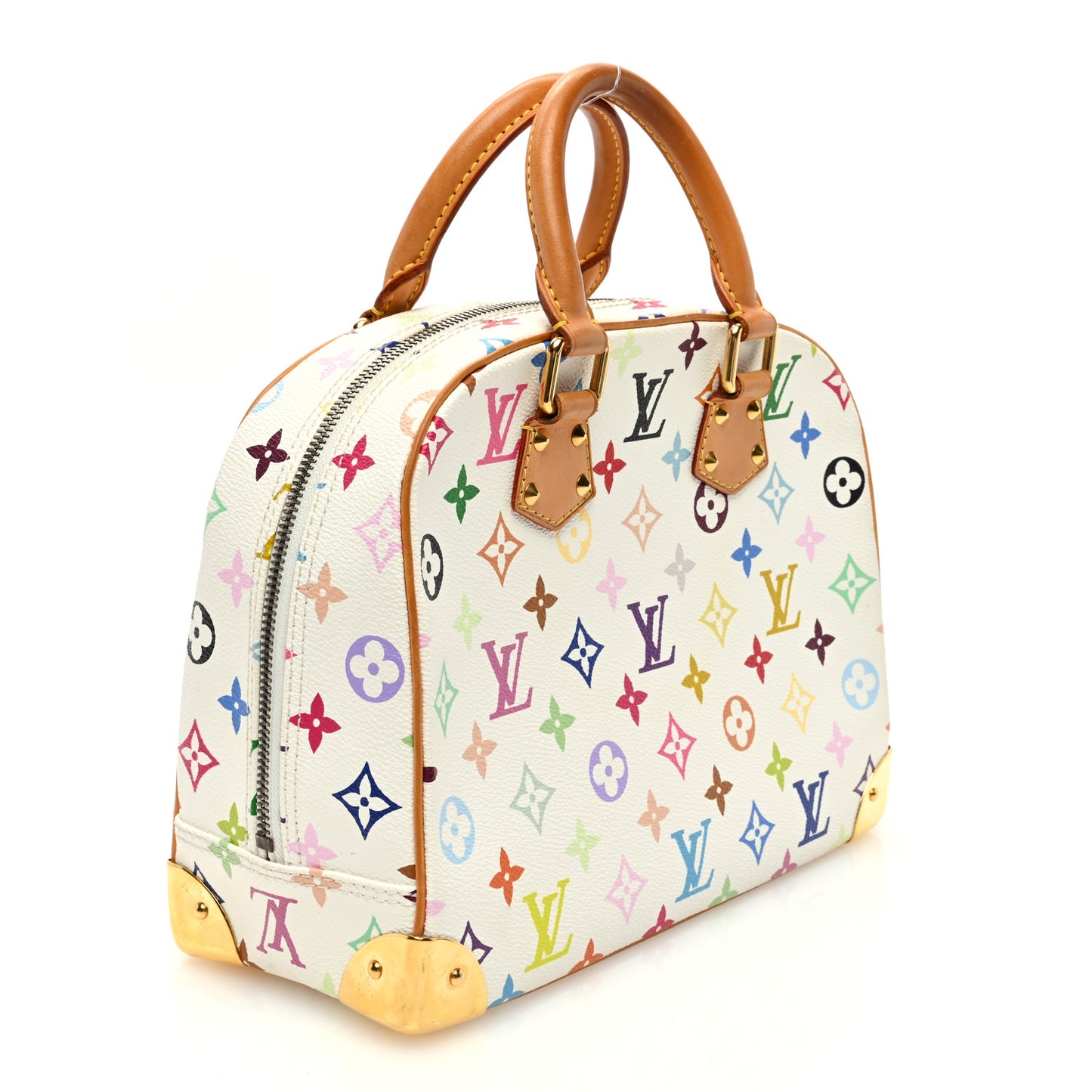 Monogram Multicolor Trouville White