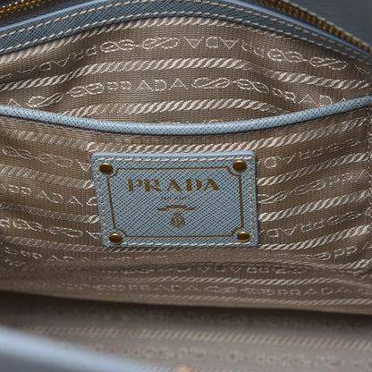 Prada Saffiano Lux Shopping Tote Lago 7 of 12