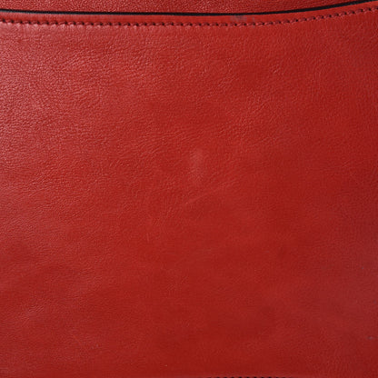 Prada Glace Calf Small Twin Pocket Tote Fuoco 9 of 13
