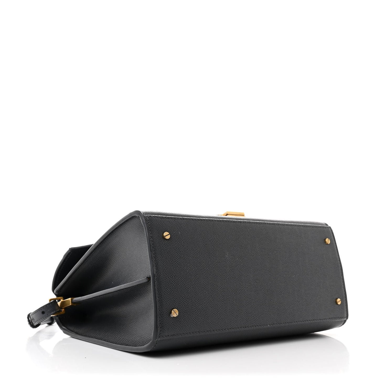 Grain de Poudre Medium Classic Monogram Cassandra Top Handle Dark Smog