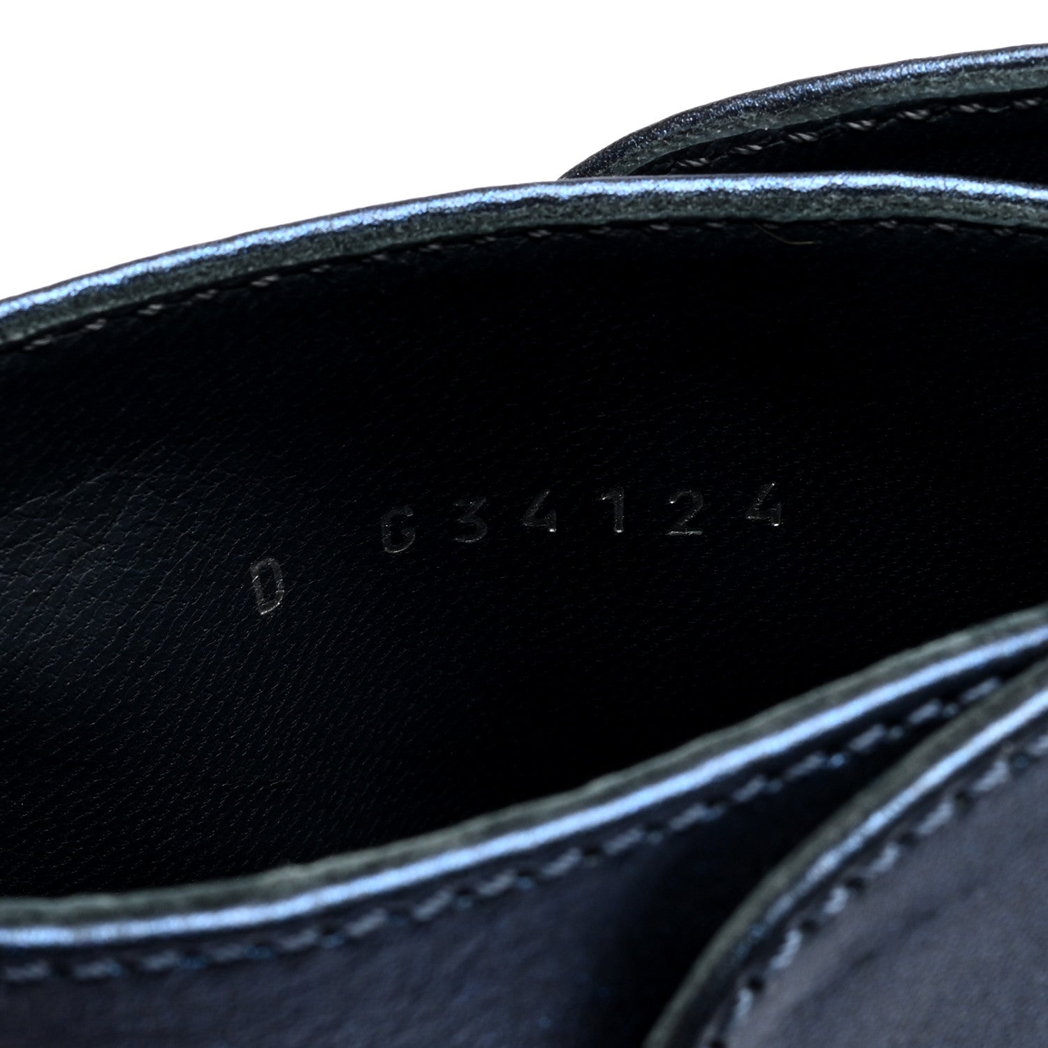 Chanel Calfskin Suede Cap Toe CC Short Boots 40 Navy Black 8 of 8
