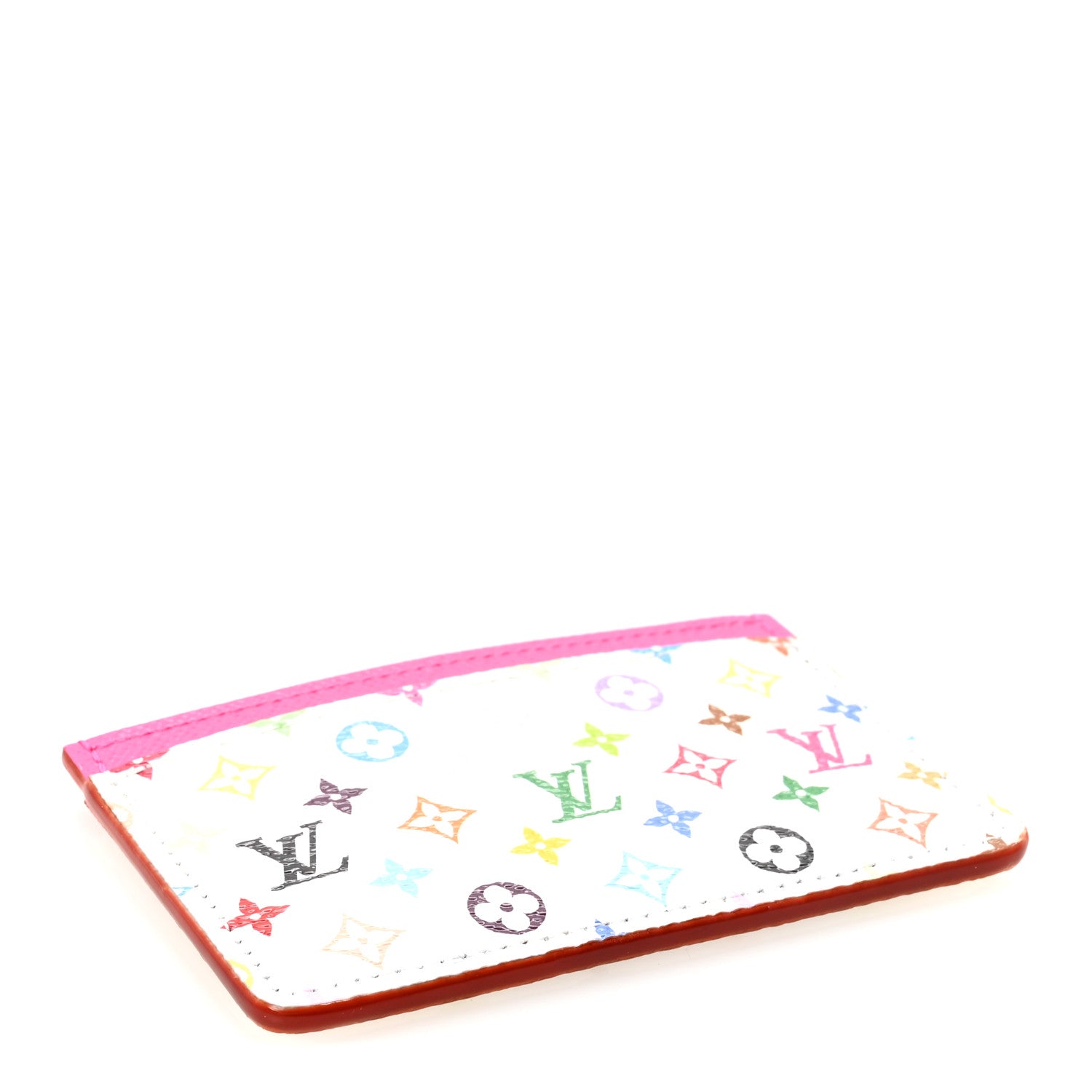 Louis Vuitton LV X TM Monogram Multicolor Card Holder Kawaii Pink 4 of 7